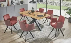 Woodford Polsterstuhl Badin | Rostrot | Möbel Höffner