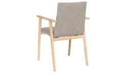 Woodford Polsterstuhl Inga | Taupe, Armlehne | Höffner