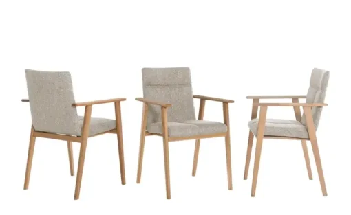 Woodford Polsterstuhl Inga | Taupe | Möbel Höffner