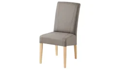 Woodford Polsterstuhl mit Massivholzgestell Silke | Taupe
