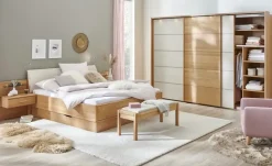 Woodford Schwebetürenschrank, 3-türig teilmassiv Kyran | 250 cm