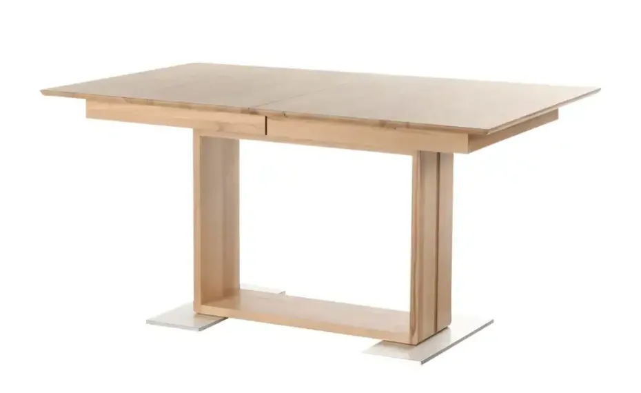 Woodford Säulentisch ausziehbar Mila | Kernbuche, lackiert, 130 cm