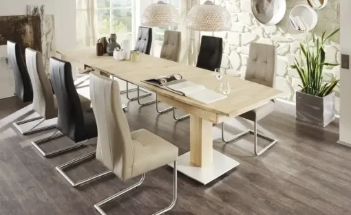 Woodford Säulentisch  ausziehbar Toralf | 160 cm
