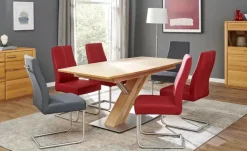 Woodford Säulentisch  ausziehbar Tristan | mit 1 Einlegeplatte, 160 cm