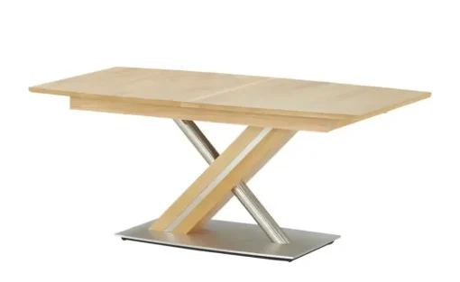 Woodford Säulentisch  ausziehbar Tristan | mit 1 Einlegeplatte, 160 cm