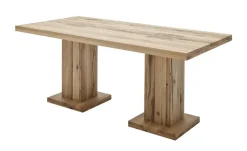 Woodford Säulentisch Moe | Wildeiche, lackiert, 180 cm