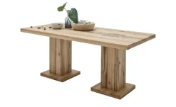 Woodford Säulentisch Moe | Wildeiche, lackiert, 180 cm