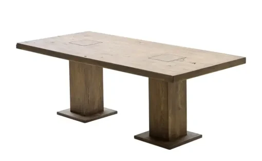 Woodford Säulentisch Moe | Eiche, lackiert, 180 cm