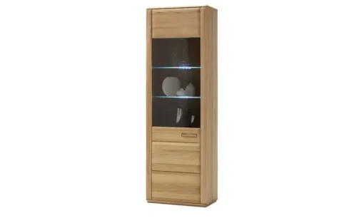 Woodford Vitrine Dio | Kernbuche, links | Möbel Höffner