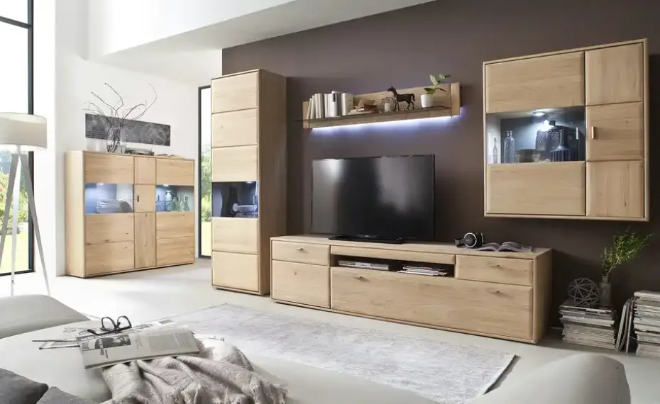 Woodford Wohnkombination Dias | Rechts, Schubkastendämpfer, Türdämpfer