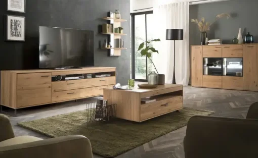 Woodford Wohnkombination Oakland | Schubkastendämpfer, Türdämpfer, Kabeldurchlass/Kabelkanal
