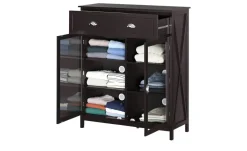 Wäscheschrank Mosi | Dunkelbraun | Möbel Höffner