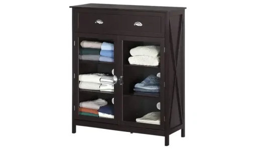 Wäscheschrank Mosi | Dunkelbraun | Möbel Höffner