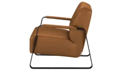 W.SCHILLIG Leder Sessel 17350 Quadroo | Cognacbraun