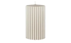 Zylinderkerze Powder Rillen | 10 cm | Möbel Höffner